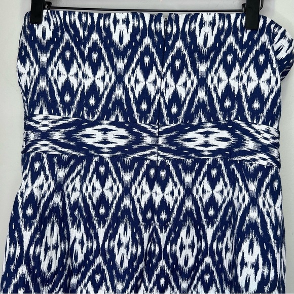 Banana Republic Strapless Ikat Dress Size 8 - Picture 7 of 12